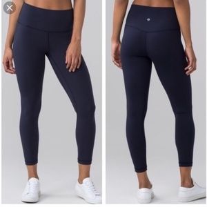 NWT Navy Lululemon align pants crop